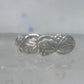Black Hills Gold ring wedding leaves  band size 6.50 sterling silver women