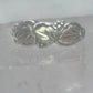 Black Hills Gold ring wedding leaves  band size 6.50 sterling silver women