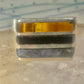 Mexico ring tiger eye size 9.75 inlaid sterling silver men women