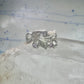 Black Hills Gold ring amethyst leaves floral size 7.25 sterling silver women