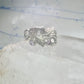 Black Hills Gold ring amethyst leaves floral size 7.25 sterling silver women