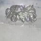 Black Hills Gold ring amethyst leaves floral size 7.25 sterling silver women