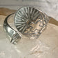 Spoon ring angel cross religious sunrise sun sunset band sterling silver size 7.7 sterling silver
