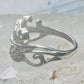 Black Hills Gold ring amethyst leaves floral size 7.25 sterling silver women