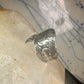 Spoon ring angel cross religious sunrise sun sunset band sterling silver size 7.7 sterling silver