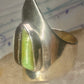 Navajo ring turquoise MOP onyx cobblestone size 10.5 sterling silver men women