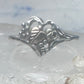 Black Hills Gold ring heart love Valentine leaves floral size 8.25 sterling silver women