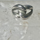 Love Knot ring knot band size 7 sterling silver women girls