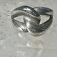 Love Knot ring knot band size 7 sterling silver women girls