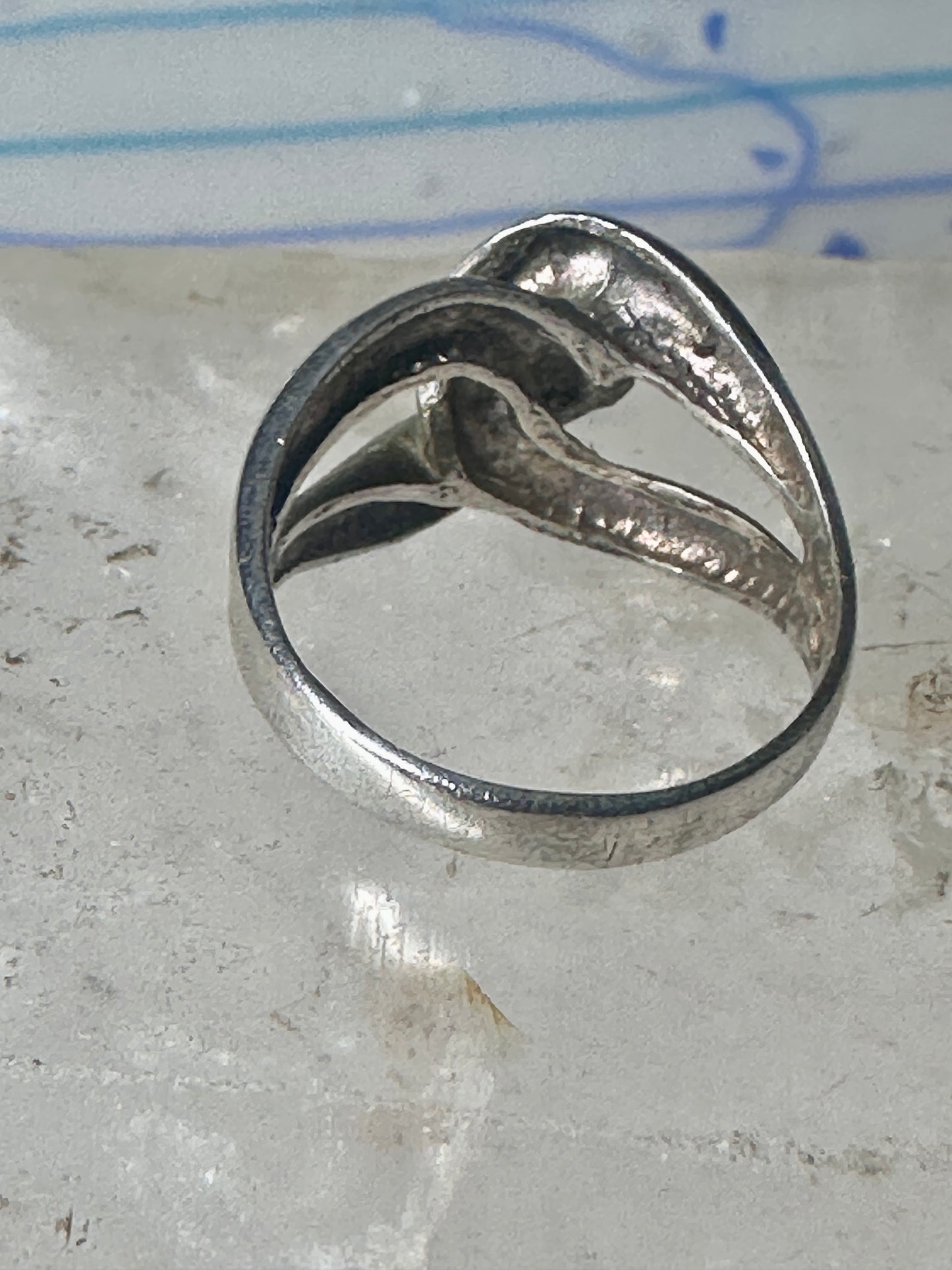 Love Knot ring knot band size 7 sterling silver women girls