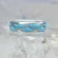 Zuni ring turquoise wedding band size 9.25 sterling silver women men