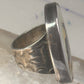 Peyote bird ring Phoenix Thunderbird band stampings size 6.50 sterling silver men women