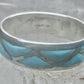 Zuni ring turquoise wedding band size 9.25 sterling silver women men