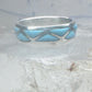 Zuni ring turquoise wedding band size 9.25 sterling silver women men
