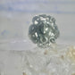 Face ring Art Deco figurative band size 4.75 sterling silver women