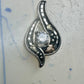 Black Hills Gold pendant CZ Floral leaves sterling silver women girls