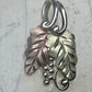 Black Hills Gold pendant Floral leaves sterling silver women girls
