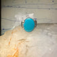 Navajo turquoise ring size 8.25 sterling silver women girls