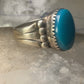 Navajo turquoise ring size 8.25 sterling silver women girls