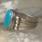 Navajo turquoise ring size 8.25 sterling silver women girls