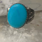 Navajo turquoise ring size 8.25 sterling silver women girls