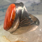 Navajo ring Spiny Oyster heavy band size 9.75 sterling silver IHMS