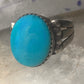 Navajo turquoise ring size 8.25 sterling silver women girls