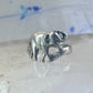 Elephant ring elephant pinky band size 5.75 sterling silver women girls