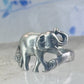 Elephant ring elephant pinky band size 5.75 sterling silver women girls