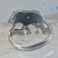 Elephant ring elephant pinky band size 5.75 sterling silver women girls
