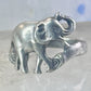 Elephant ring elephant pinky band size 5.75 sterling silver women girls