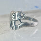 Elephant ring elephant pinky band size 5.75 sterling silver women girls