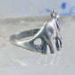 Elephant ring elephant pinky band size 5.75 sterling silver women girls