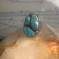 Navajo ring Turquoise heavy band size 9.5 sterling silver