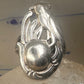 Bird ring size 6.75 floral sterling silver women girls