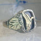 Black Hills Gold ring onyx band size 10 duck goose Sterling silver women men RGC