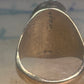 Zuni ring Turquoise band size 10.25 sterling silver