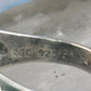 Black Hills Gold ring onyx band size 10 duck goose Sterling silver women men RGC