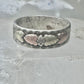 Black Hills Gold ring leaves floral wedding band size 12 sterling men women