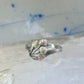 Black Hills Gold ring size 9 leaves floral band Sterling silver women girls