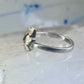 Black Hills Gold ring size 9 leaves floral band Sterling silver women girls