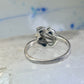 Black Hills Gold ring size 9 leaves floral band Sterling silver women girls