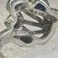 Black Hills Gold ring size 9 leaves floral band Sterling silver women girls