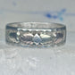Black Hills Gold ring leaves floral wedding band size 11.5 sterling men worn down AS IS