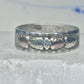 Black Hills Gold ring leaves floral wedding band size 11.5 sterling men worn down AS IS