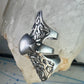 Armor ring size 9 Renaissance Medieval moving full finger band Sterling silver women men&nbsp;