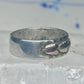 Black Hills Gold ring leaves floral wedding band size 11.5 sterling men worn down AS IS