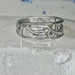 Dolphin Black Hills Gold ring dolphins band size 7.75 sterling silver women