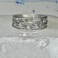 Dolphin Black Hills Gold ring dolphins band size 7.75 sterling silver women