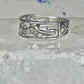 Dolphin Black Hills Gold ring dolphins band size 7.75 sterling silver women